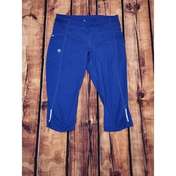 Athleta Blue Capri Joggers in a Small - Picture 1 of 7